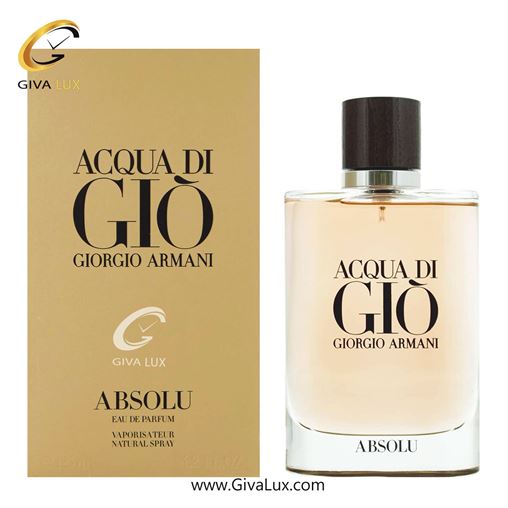  ادو پرفیوم  مردانه اورجینال مدل Giorgio Armani Acqua di Giò Absolu | جورجیو آرمانی آکوا دی جیو ابسولو حجم  125 میل